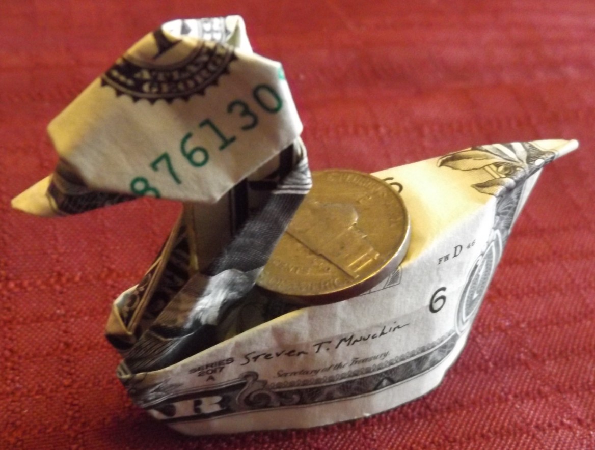 Joshua's-Origami-Folded-$1-Bills